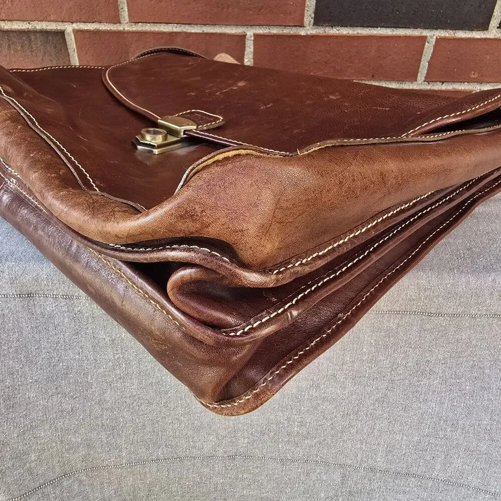 Cenzo brown leather
